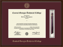 Central Georgia Technical College Tassel Edition Diploma Frame in Delta