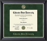 Colorado State University diploma frame - Regal Edition Diploma Frame in Noir
