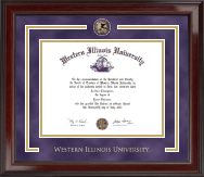 Western Illinois University Showcase Edition Diploma Frame in Encore