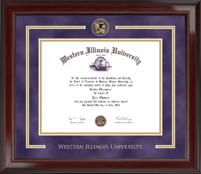 Western Illinois University diploma frame - Showcase Edition Diploma Frame in Encore
