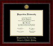 Pepperdine University diploma frame - Gold Engraved Medallion Diploma Frame in Sutton