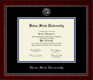Boise State University diploma frame - Silver Embossed Diploma Frame in Sutton