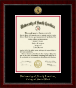 University of South Carolina diploma frame - Gold Engraved Medallion Diploma Frame in Sutton