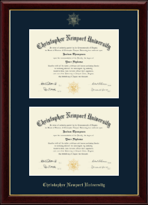 Double Diploma Frame