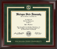 Michigan State University diploma frame - Showcase Edition Diploma Frame in Encore