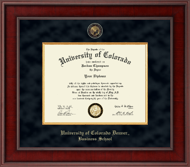 University of Colorado Denver diploma frame - Presidential Masterpiece Diploma Frame in Jefferson