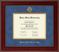 Boise State University Presidential Gold Engraved Diploma Frame in Jefferson