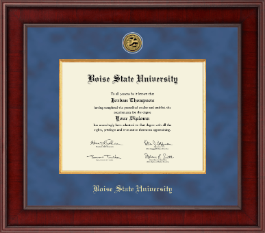 Boise State University diploma frame - Presidential Gold Engraved Diploma Frame in Jefferson