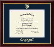 Covenant College Gold Embossed Diploma Frame in Gallery