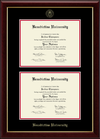 Double Diploma Frame