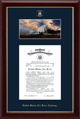 United States Air Force Academy diploma frame - Campus Scene Diploma Frame in Gallery