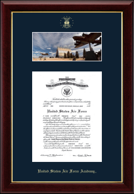 United States Air Force Academy diploma frame - Campus Scene Diploma Frame in Gallery