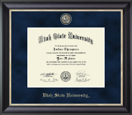 Utah State University diploma frame - Regal Edition Diploma Frame in Noir