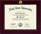 Utah State University Century Gold Engraved Diploma Frame in Cordova