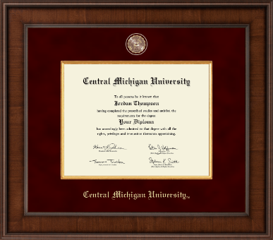 Central Michigan University diploma frame - Presidential Masterpiece Diploma Frame  in Madison