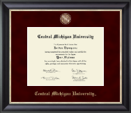 Central Michigan University Regal Edition Diploma Frame in Noir