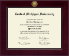 Central Michigan University diploma frame - Century Gold Engraved Diploma Frame in Cordova