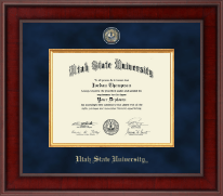 Utah State University Presidential Masterpiece Diploma Frame in Jefferson