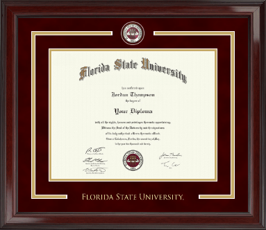 Florida State University diploma frame - Showcase Edition Diploma Frame in Encore