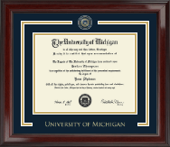 University of Michigan diploma frame - Showcase Edition Diploma Frame in Encore