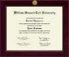 William Howard Taft University diploma frame - Century Gold Engraved Diploma Frame in Cordova