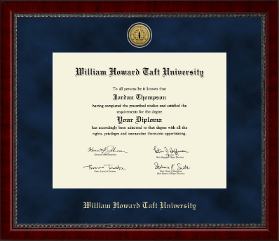 William Howard Taft University diploma frame - Gold Engraved Medallion Diploma Frame in Sutton