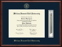 William Howard Taft University diploma frame - Tassel Edition Diploma Frame in Southport