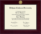 Bethune-Cookman University diploma frame - Century Gold Engraved Diploma Frame in Cordova