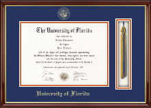 University of Florida diploma frame - Tassel & Cord Diploma Frame in Southport Gold