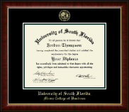 University of South Florida diploma frame - Gold Embossed Diploma Frame in Murano