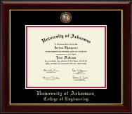 University of Arkansas diploma frame - Masterpiece Medallion Diploma Frame in Gallery