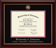 University of Arkansas diploma frame - Masterpiece Medallion Diploma Frame in Gallery