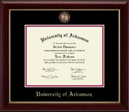 University of Arkansas Masterpiece Medallion Diploma Frame in Gallery