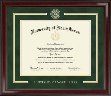 University of North Texas diploma frame - Showcase Edition Diploma Frame in Encore