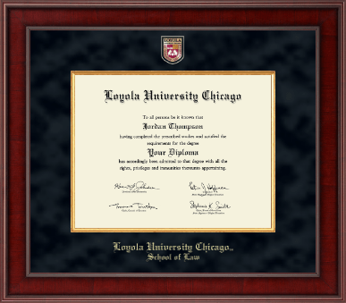 Loyola University Chicago diploma frame - Presidential Masterpiece Diploma Frame in Jefferson