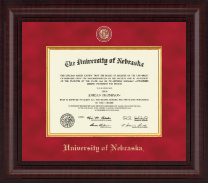 University of Nebraska diploma frame - Presidential Masterpiece Diploma Frame in Premier