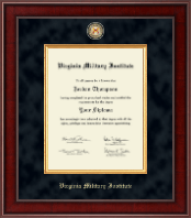 Virginia Military Institute Presidential Masterpiece Diploma Frame in Jefferson