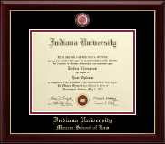 Indiana University Bloomington diploma frame - Masterpiece Medallion Diploma Frame in Gallery