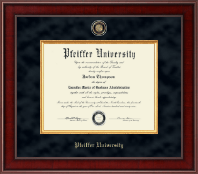 Pfeiffer University Presidential Masterpiece Diploma Frame in Jefferson
