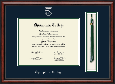 Champlain College diploma frame - Tassel & Cord Diploma Frame in Southport