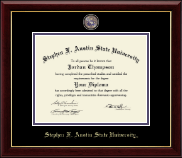 Stephen F. Austin State University diploma frame - Masterpiece Medallion Diploma Frame in Gallery