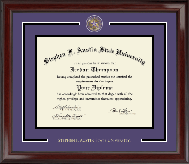 Stephen F. Austin State University diploma frame - Showcase Edition Diploma Frame in Encore