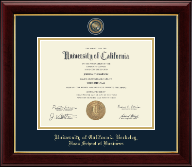 University of California Berkeley diploma frame - Masterpiece Medallion Diploma Frame in Gallery