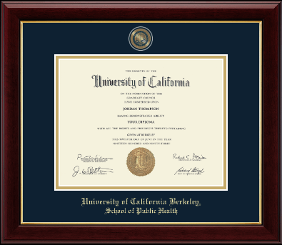 University of California Berkeley diploma frame - Masterpiece Medallion Diploma Frame in Gallery