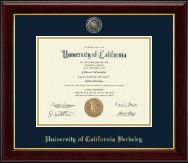 University of California Berkeley Masterpiece Medallion Diploma Frame in Gallery