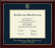 East Tennessee State University Gold Embossed Diploma Frame in Gallery