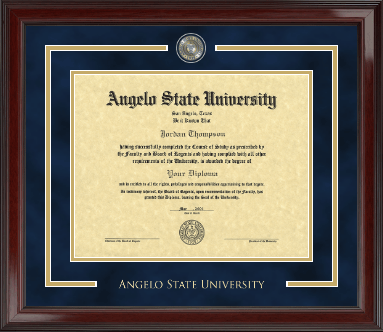 Angelo State University diploma frame - Showcase Edition Diploma Frame in Encore