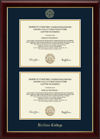 Double Diploma Frame