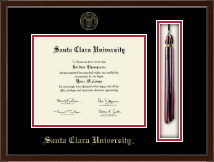 Santa Clara University diploma frame - Tassel & Cord Diploma Frame in Delta