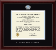 Columbia University diploma frame - Masterpiece Medallion Diploma Frame in Gallery Silver
